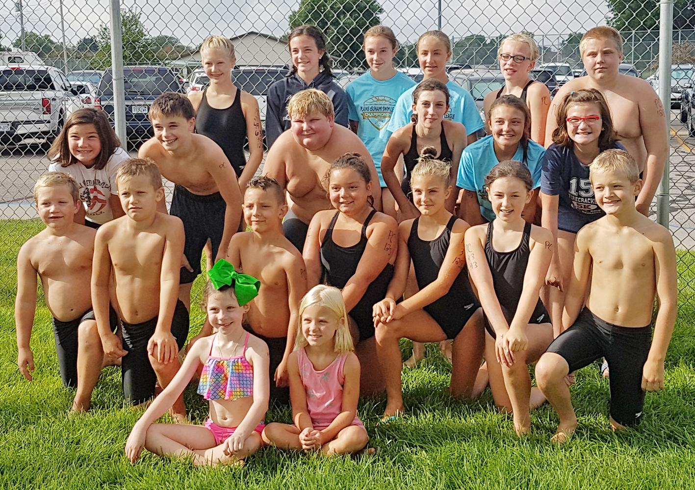 Several members of the Perkins County swim team finished their season at th...